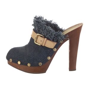 Louis Vuitton Denim Platform Mule Clogs Marc Jacobs Era Y2K